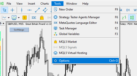 MetaTrader Setup